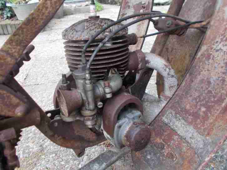 BMF 175 ccm ein sehr seltenes oldtimer vorkriegsmotorrad mit Stecktank