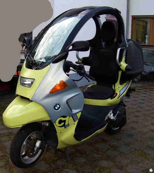 BMW C1 Kult Kabinen-Roller,der einzige,der ohne Helm gefahren werden darf