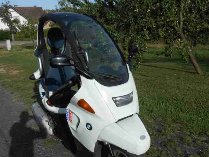 BMW C1 in creme weiss TOP