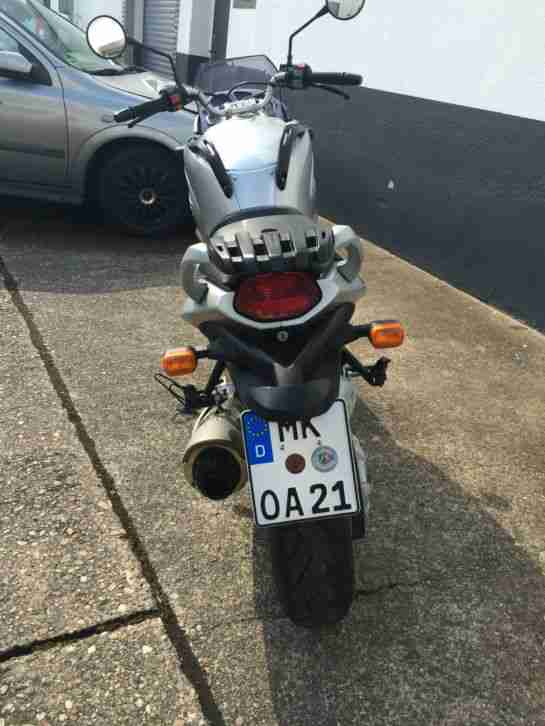 BMW F 650 CS ABS Griffheizung Tieferlegung mit Wunderlich Tankfach