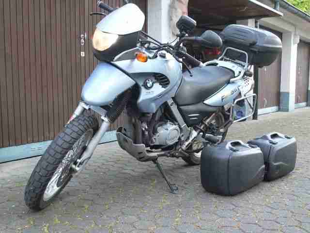 BMW F 650 GS Baujahr 2001 TÜV neu mit Koffern, Topcase und Navi, 58.000 km