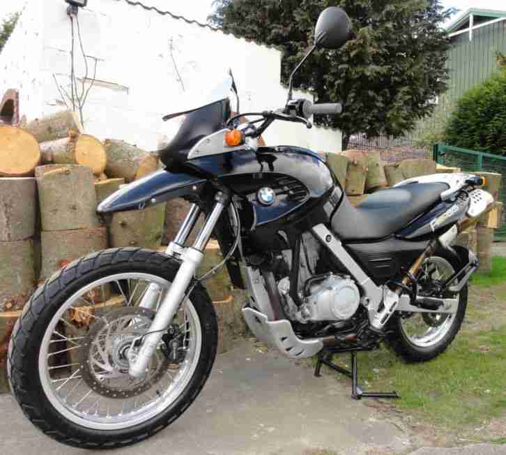 BMW F 650 GS,Schwarz,EZ:4/2002,TÜV 9/2016, 2 Hand,ABS,Unfallfrei,Neue METZELER R