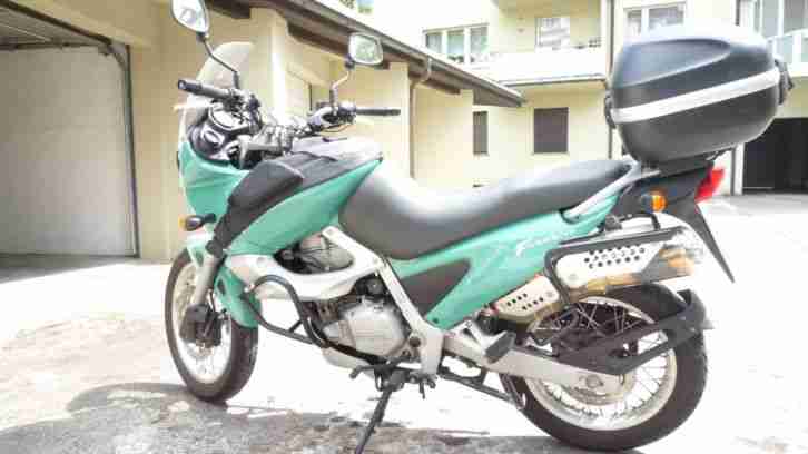 BMW F 650 ST türkis blau grün 15400 echte KM mit Koffern Garagenfahrzeug