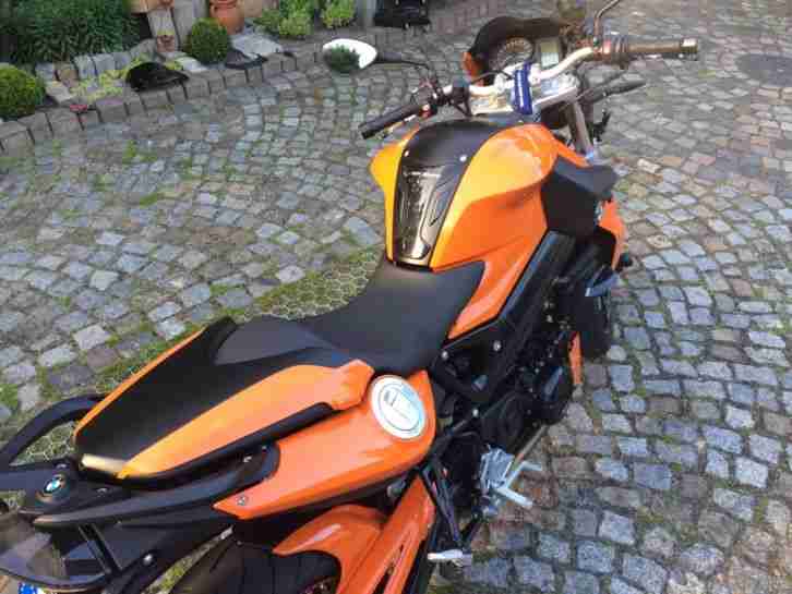 ** BMW F800r Feuerorange - AC Schnitzer - LeoVince - Touratech **