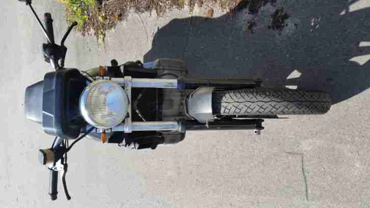 BMW K 100 mit neuen Reifen