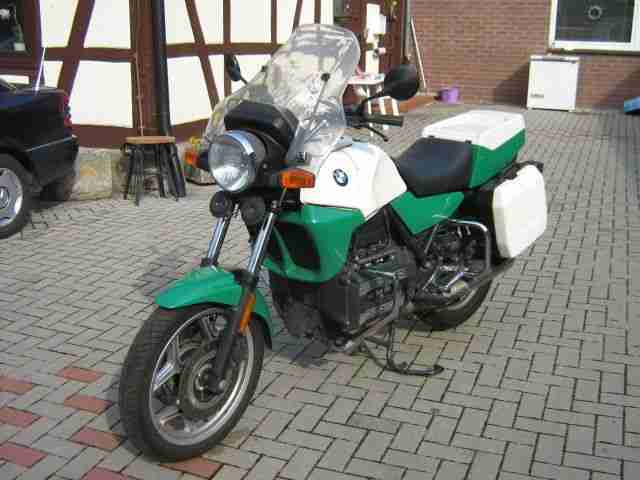 BMW K 75 (Polizeikrad) 1.Hand,Scheckheft, 72tkm, EZ.12/94