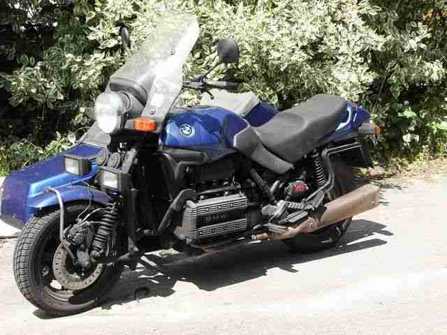 BMW K100 Gespann mit EML Midi