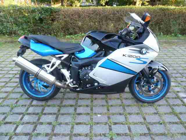 BMW K1200S 21815km EZ/07 Scheckheft lückenlos, ESA BC RDC ABS Akrapovic Auspuff