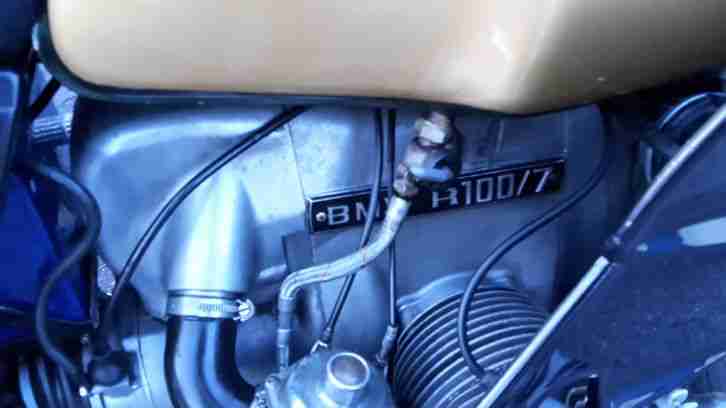 BMW R 100/7 aus den 70ern mit Speichenrädern !!!