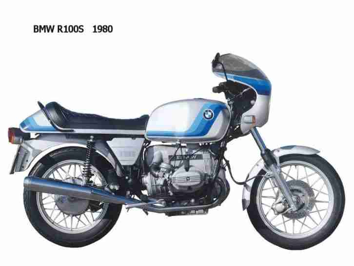 BMW R 100 S Motorrad Sondermodell: Blue Line