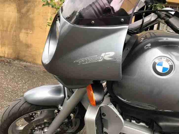 BMW R 1100 R mit original Koffersystem und Topcase. KD neu