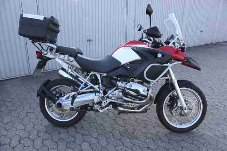 BMW R 1200 GS, EZ 03/2005, nur 23.900, rot met, TÜV 03/2017 TOP Zustand, Zubehör