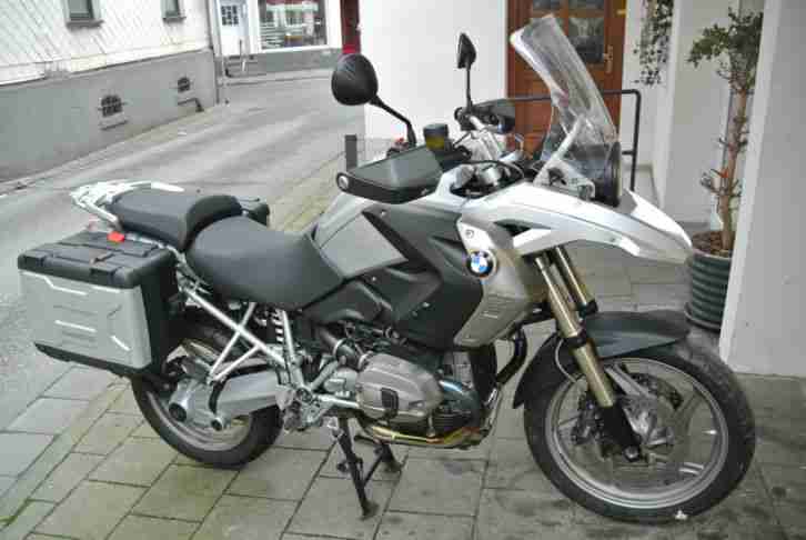 BMW R 1200 GS VARIO KOFFER ABS ASC RDC HG ESA LED 1HAND TITANSILBER