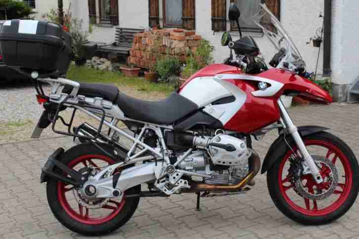 BMW R 1200 GS, magmarot, Bj. 12/2004, EZ 12/2004