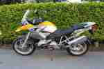 R 1200GS Motorrad gelb