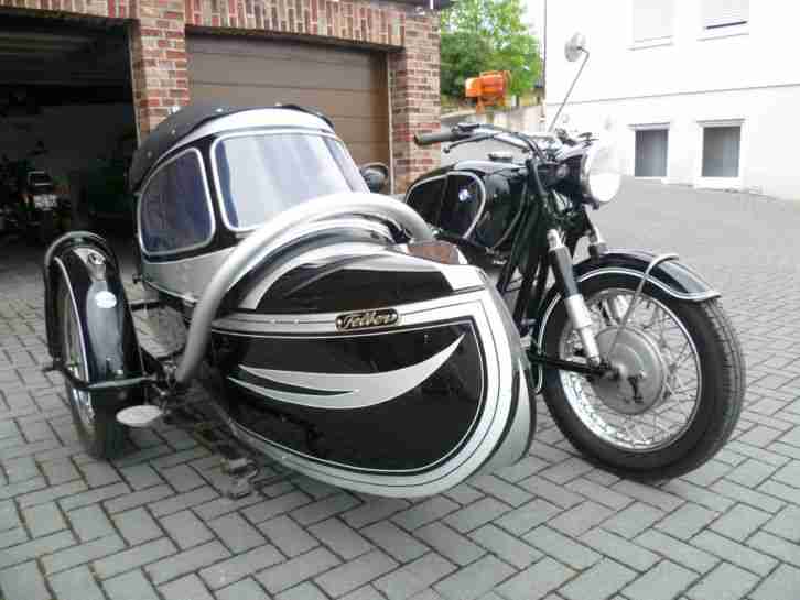 BMW R 69 Nummerngleich, Bj. 1960 mit Felber Seitenwagen