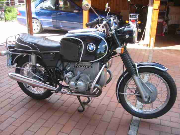 BMW R 75/5, Bauj. 1973 Langschwinge, Heinrich-Tank, 2.- Hand, unverbastelt,