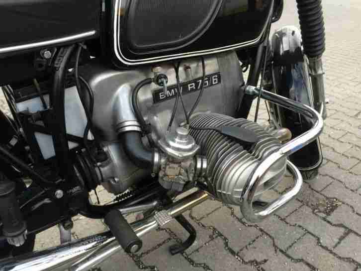 BMW R 75/6 in schönem und technisch gutem Zustand, Motor überholt, TÜV neu