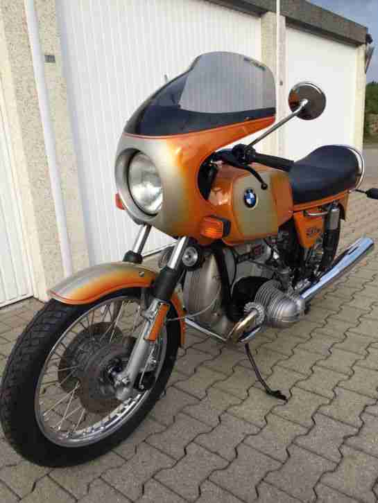 BMW R 90S in neuwertigem Zustand , Daytona-Orange, perfekt restauriert