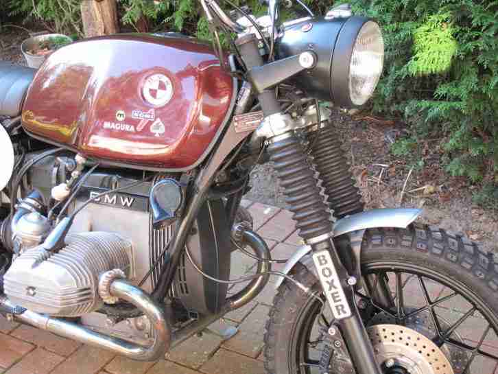 BMW R Scrambler Bratstyle Vintage Trial Oldtimer UMBAU no Triumph, Moto Guzzi,