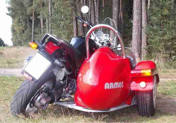 BMW R1150R Armec Schwenker Sidewinder Gespann