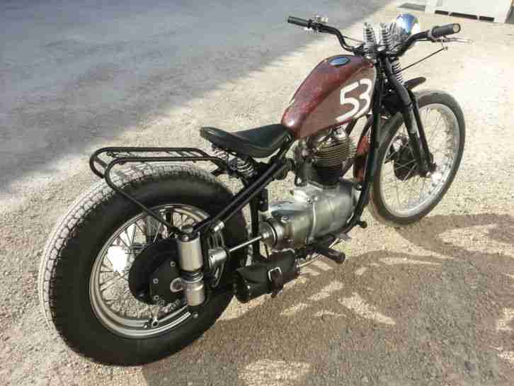 BMW R25/2 Speedway, Assi Bike, Harley Gabel, Custom Umbau