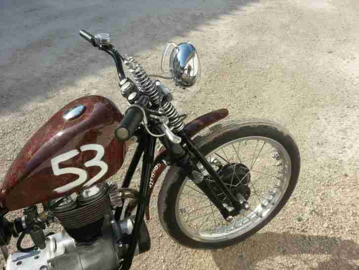 BMW R25/2 Speedway, Assi Bike, Harley Gabel, Custom Umbau