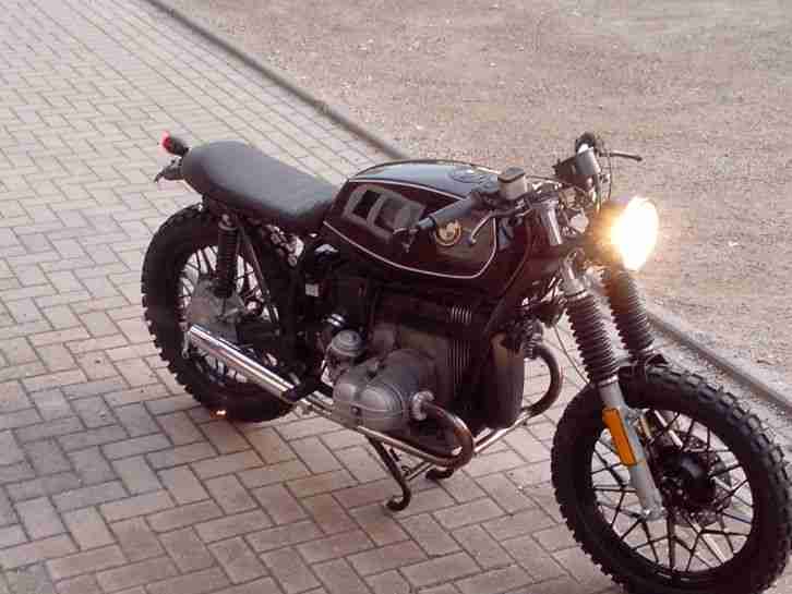 BMW R45 SCRAMBLER Brat Style mit 700ccm Michel Motor Tuning