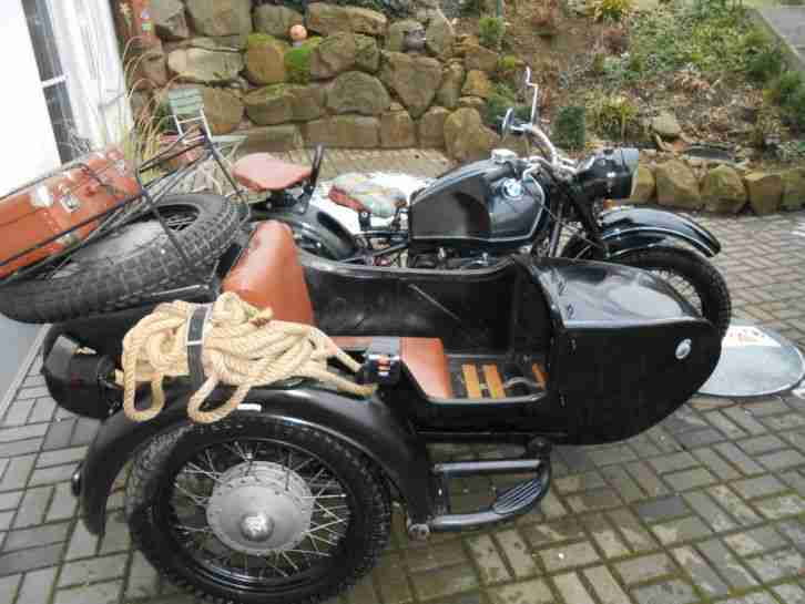 BMW R65 Top zustand mit Seitenwagenantrieb auch tausch gegen VW Käfer