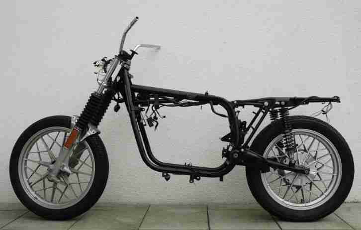 BMW R80/7 Fahrgestell Papiere Endantrieb Rahmen restauriert Gabel Fahrwerk