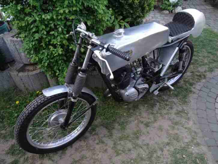 BSA 125 - 2 Takt Rennmaschine / historischer Rennsport / Klassik Racer