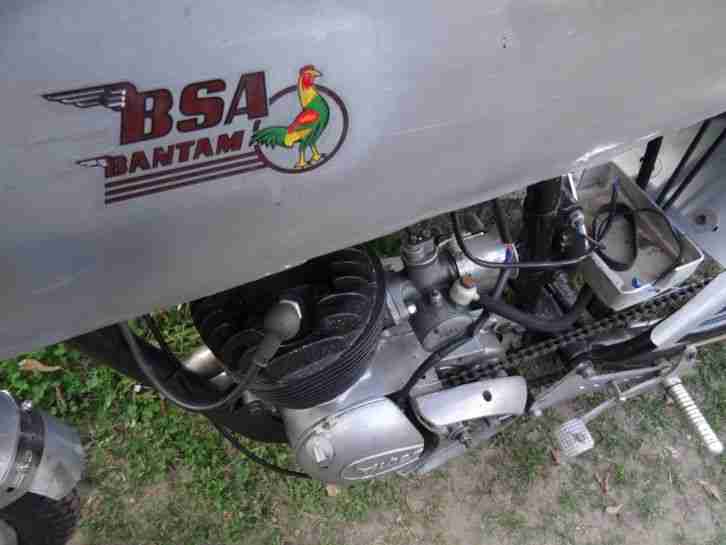 BSA 125 - 2 Takt Rennmaschine / historischer Rennsport / Oldtimer Bj. 1958