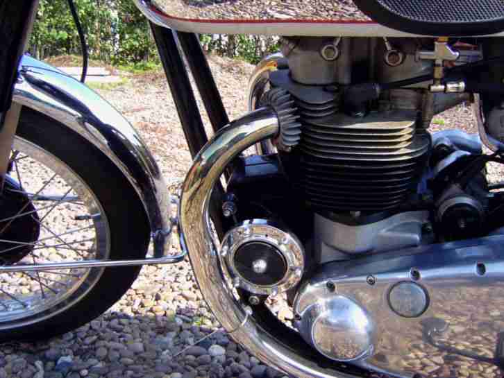 BSA A10 Road Rocket Bj 55 schneller wie Norton und Triumph