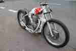 BSA M20 Dragster mit JAWA Speedway Motor