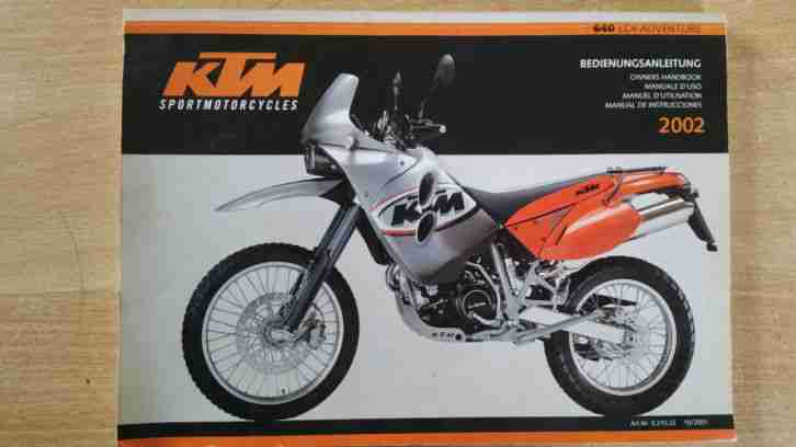 Bedienungsanleitung 640 LC4 Adventure