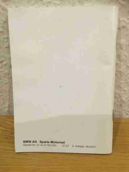 Bedienungsanleitung BMW K 1200 RS