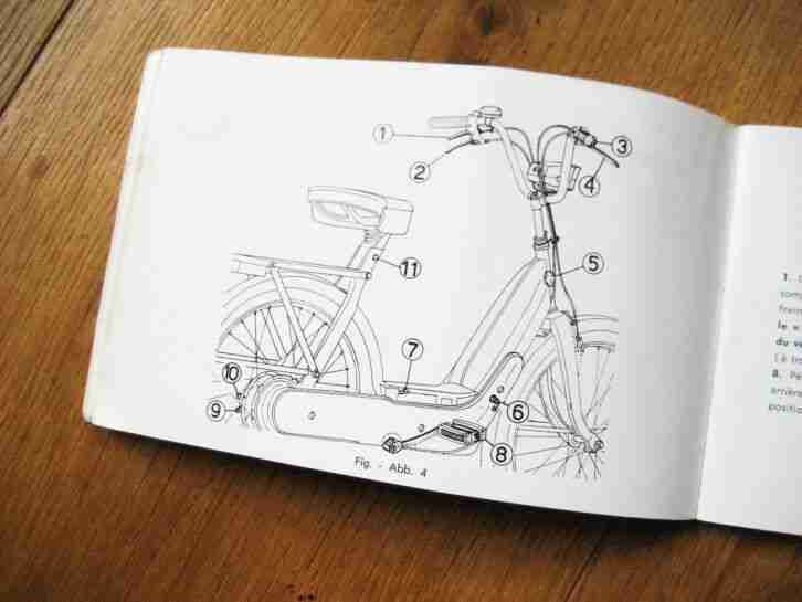 Bedienungsanleitung Betriebsanleitung Handbuch Piaggio Mofa Ciao Boxer 70er