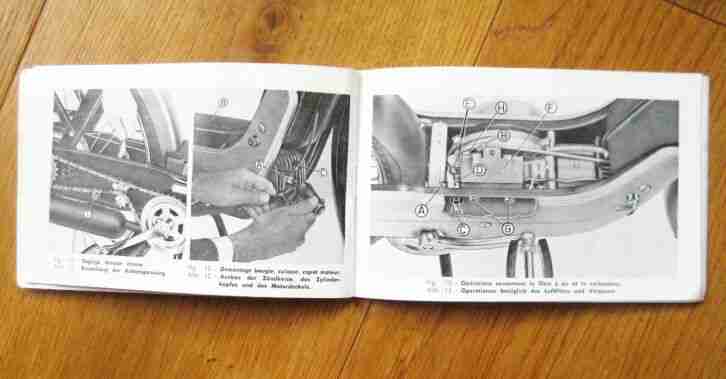 Bedienungsanleitung Betriebsanleitung Handbuch Piaggio Mofa Ciao Boxer 70er