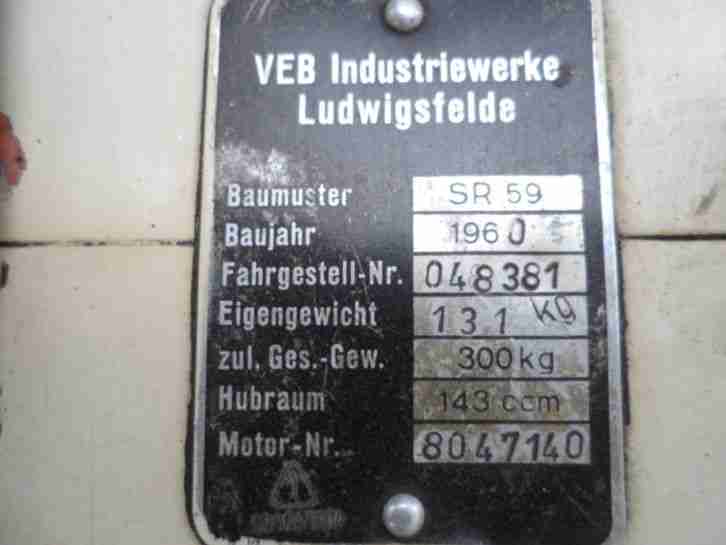 Berlin SR 59 Modell: 150