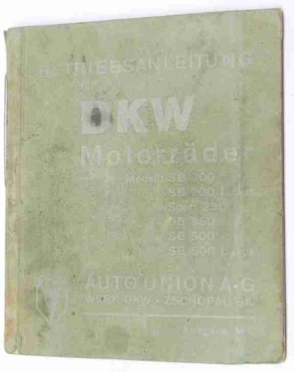 Betriebserlaubnis DKW