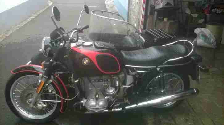 Bmw R 90/6 mit Beiwagen