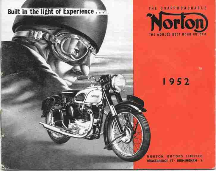 Broschüre Katalog und Preislisten Norton