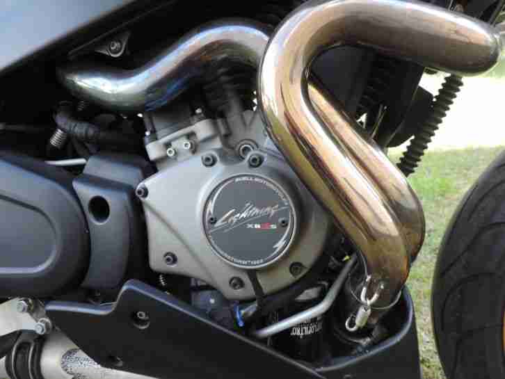 Buell XB 12s Lightning Bj. 2006,Sportauspuff,schwarz Matt