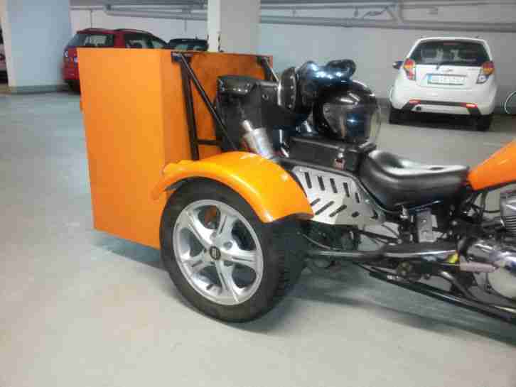 Bunker Trike HR Special 250 ccm, 13122 Km, orginal Yamaha Motor, Koffer Umbau