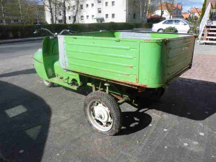 CEZETA RIKSA 505 - SCHEUNENFUND - LASTENRAD OLDTIMER RIKSCHA ca. 1960 DREIRAD