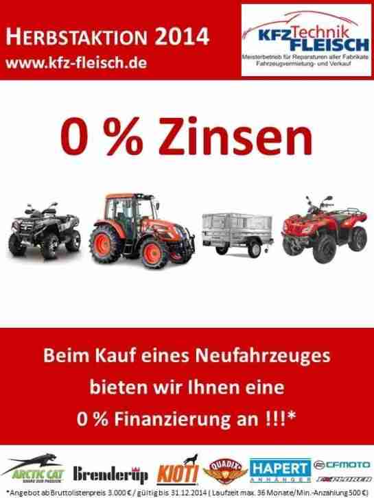CFMOTO 500 One XL / 0 % Finanzierung !!!