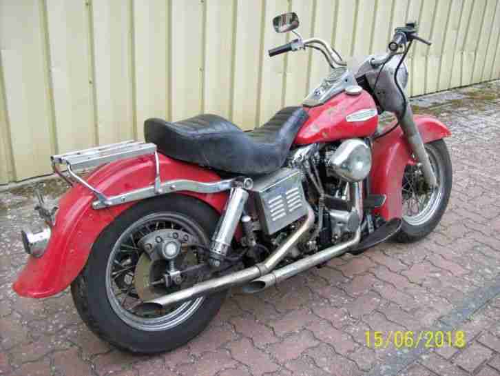 CLASSIC HARLEY DAVIDSON SHOVELHEAD FLH 1200 Bj. 1970 SCHEUNENFUND HARD TO FIND!!