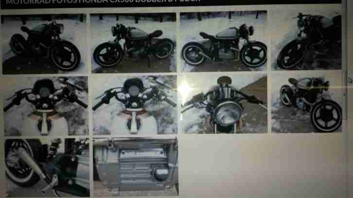 CX500 CX 500 Güllepumpe, Caferacer, Scrambler,Bobber, Umbau