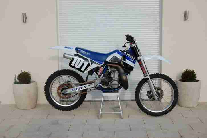 Cagiva WMX 250 1989 Moto Cross Motocross Evo Classic MX Vintage Klassik