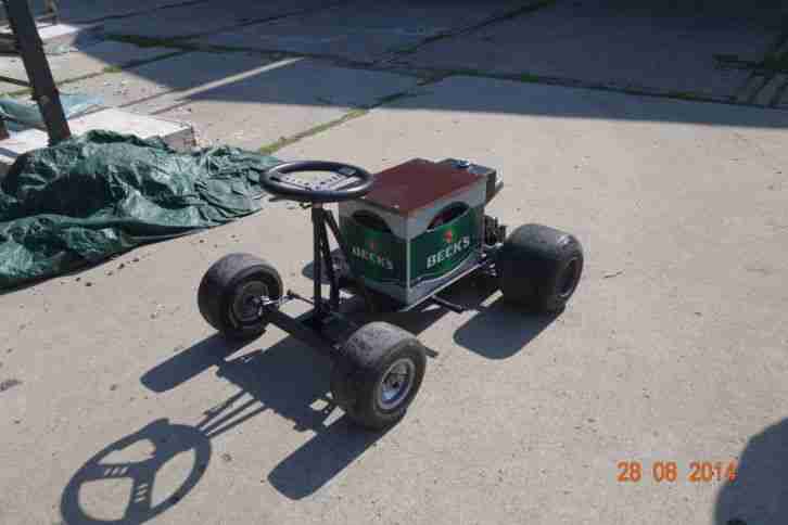 Cart Fahrende Bierkiste Renncart Quad Einzelstück